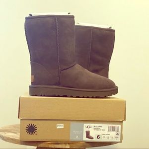 UGG Australia Classic Short boot in chocolate